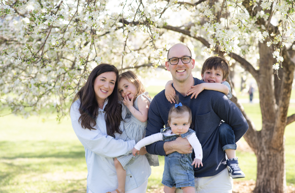  a sweet spring session for a family of six