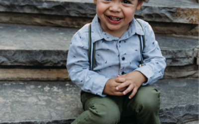 a fun family photo session at the botanic gardens