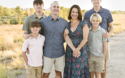 Photographing a family of 6 at the rocky mountain arsenal