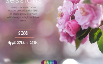 Spring mini sessions in Denver!